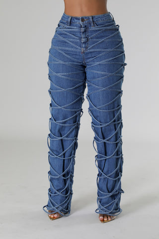 Tied Up Jeans (8pcs)