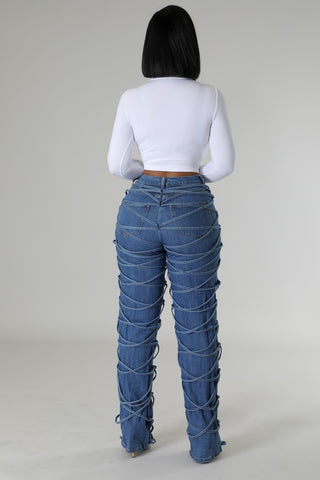 Tied Up Jeans (8pcs)