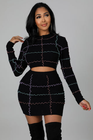 Fall Flirt Skirt Set