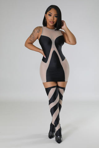 A Touch Of Baddie Dress Set