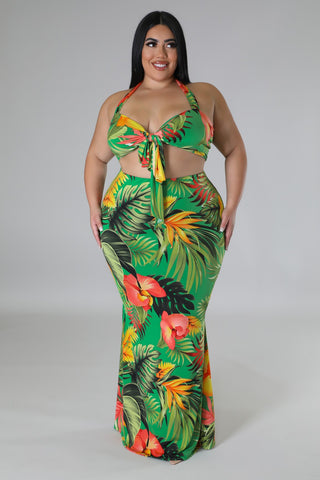 Tropical Mama Skirt Set