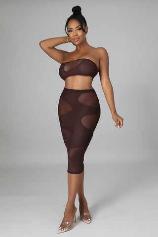 Bold Love Skirt Set