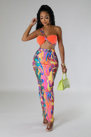 Destination Party Skirt Set