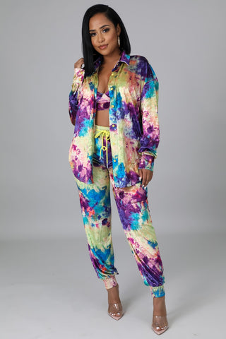 3pc Blissful Hours Pant Set