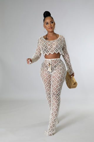 Yacht Hottie Cover Up Pant Set