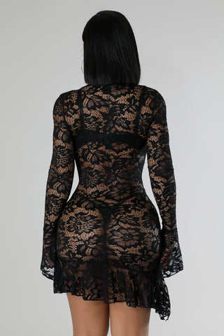 Midnight Lace Dress