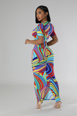 Rainbow Rapture Dress