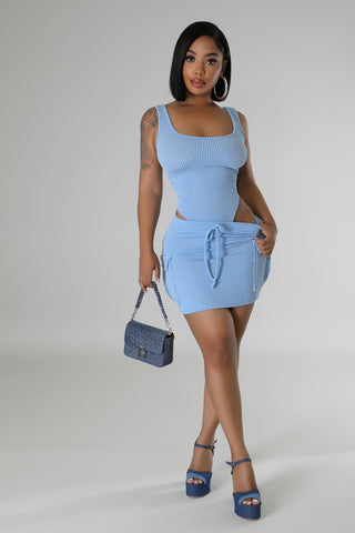 Ease Essence Bodysuit Skirt Set