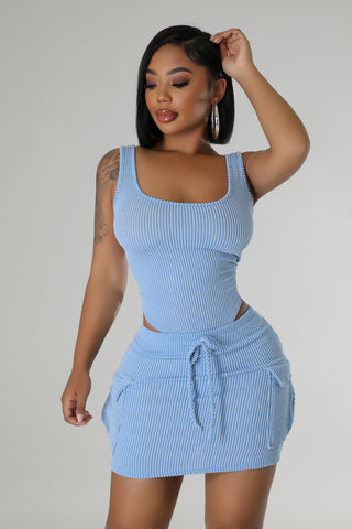 Ease Essence Bodysuit Skirt Set