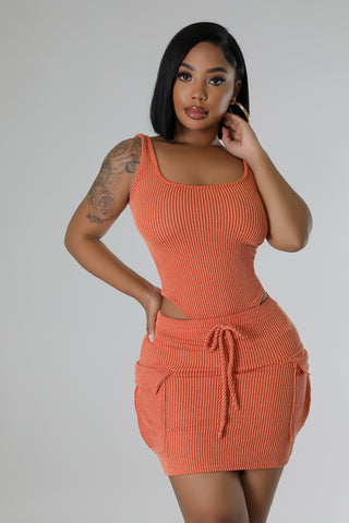 Ease Essence Bodysuit Skirt Set