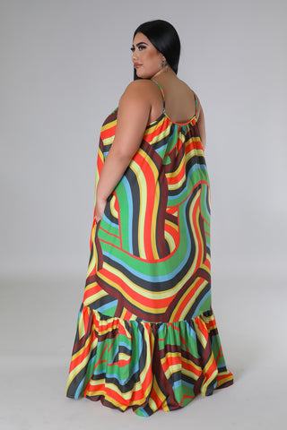 Tropical Sunrise Dress