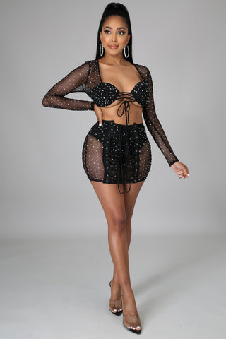 Own The Night Skirt Set