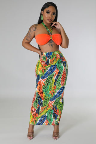 Craving Tropics Skirt Set