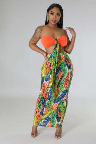 Craving Tropics Skirt Set