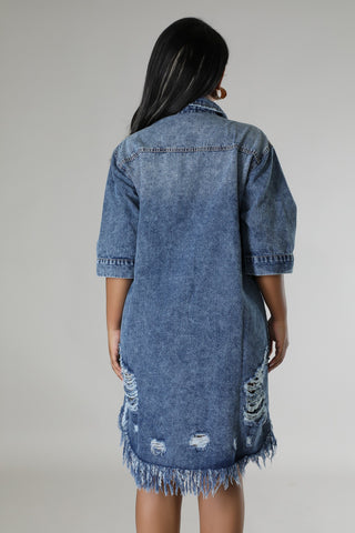 Baddie Drip Denim Dress