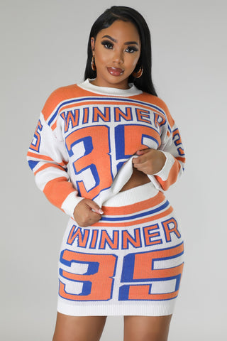 All Time Winner Skirt Set