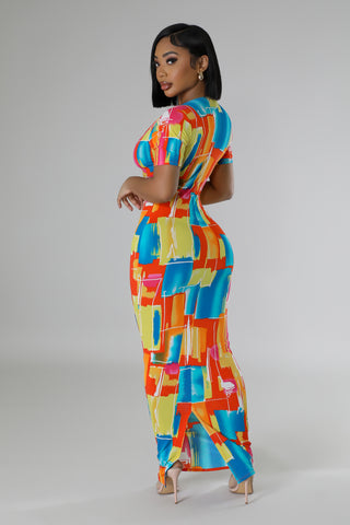 Colorburst Canvas Dress