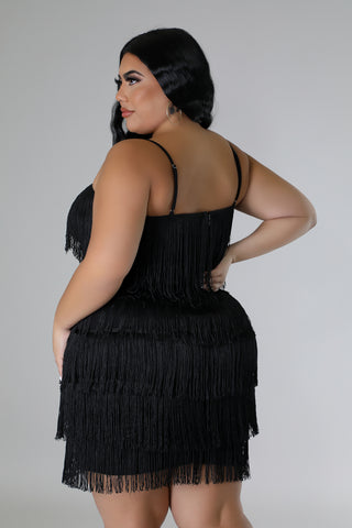 Fringe Frenzy Dress Plus