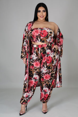 3pc Flower Power Pant Set