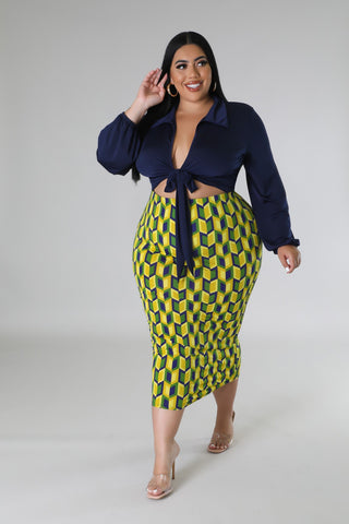 Neya Skirt Set