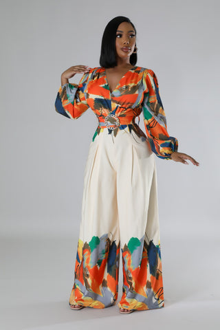 Sangria Sunset Jumpsuit