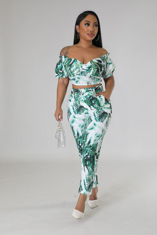 Hibiscus Dreams Pant Set