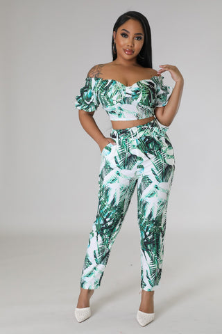 Hibiscus Dreams Pant Set