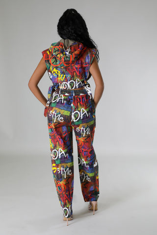 Graffiti Nights Pant Set