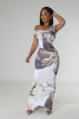 Marble Mosaic Dress