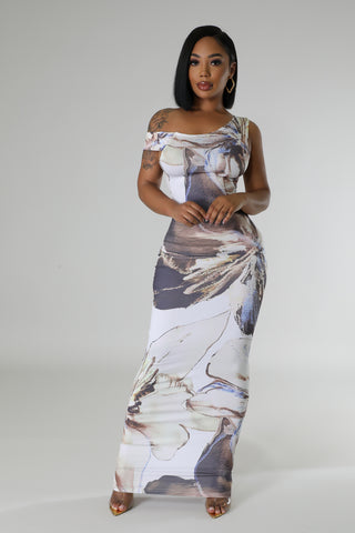 Marble Mosaic Dress