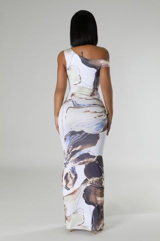 Marble Mosaic Dress