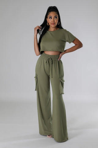 On The Cuff Pant Set