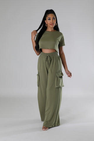 On The Cuff Pant Set