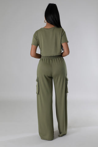 On The Cuff Pant Set