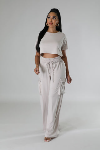 On The Cuff Pant Set