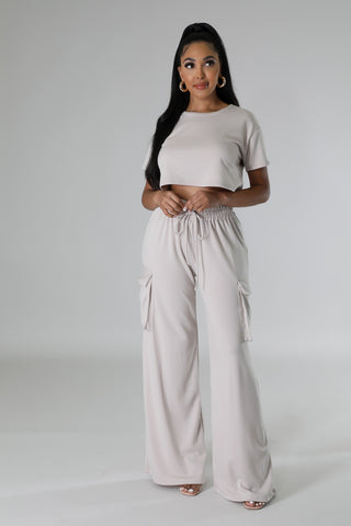 On The Cuff Pant Set