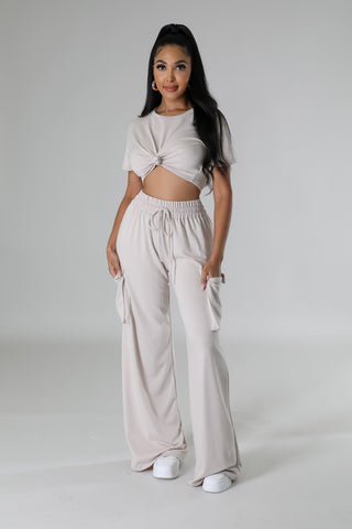 On The Cuff Pant Set