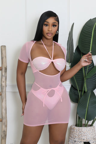 3pc South Beach Gal Swimsuit Set