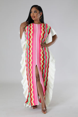 Piñata Poncho Dress