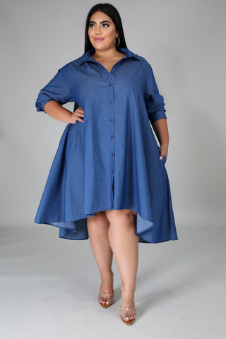 Self Love Denim Dress