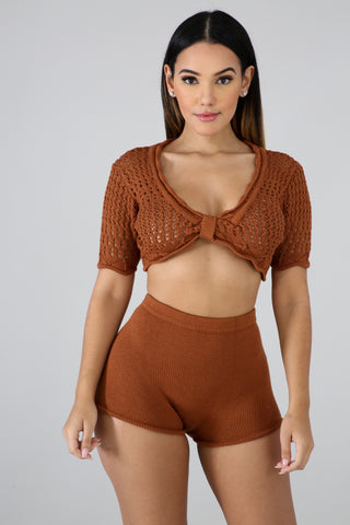 Crochet Babe Short Set