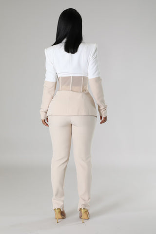 Class Act Blazer Pant Set