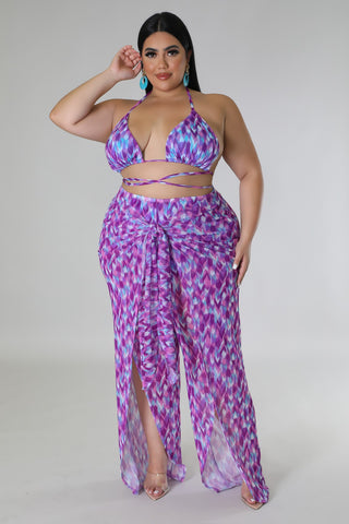 3pc Effortless Hot Girl Swim Set