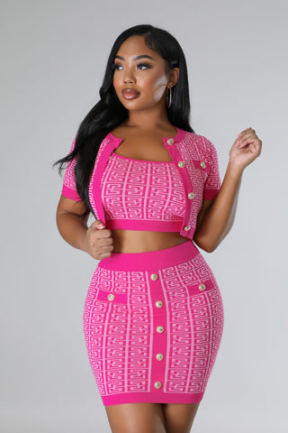 3pc Lourdes Skirt Set