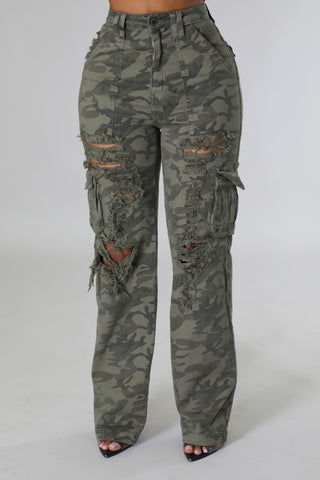 Distressed Kadet Pants 8PCS