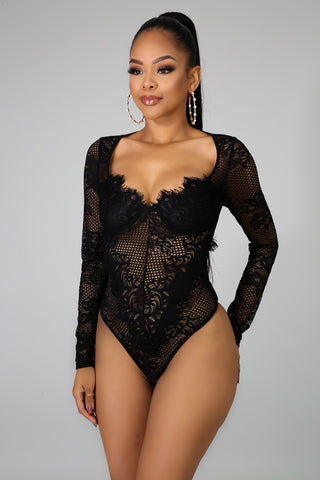 Sexy Lace Bodysuit