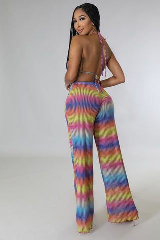 3pc Palms Retreat Pant Set