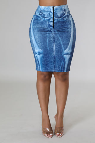 Denim Wild Skirt