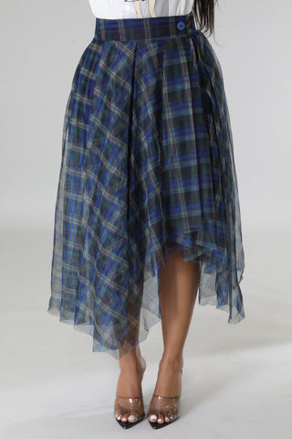 Plaid The Game Skirt