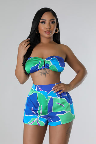 3pc Rooftop Party Short Set